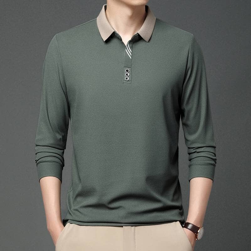 New men's knitted shirts shirts So-Comfy Green M 